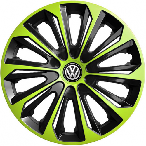 KRYTY KOLIES PRE VW 16" STRONG green/black 4ks